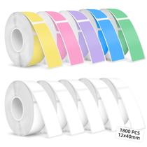 Fita de etiqueta MTRSOCHO D30 12x40mm colorida 1800 PCS