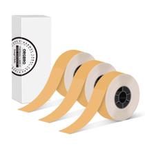 Fita de etiqueta ORGBRO X1 15 mm x 7 m térmica 3 rolos laranja