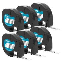 Fita de etiquetagem DYMO LT Plastic para fabricantes de etiquetas LetraTag 12 mm