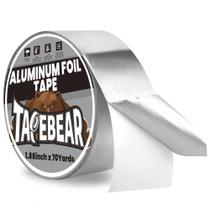 Fita de folha de alumínio TAPEBEAR 1,88 cm x 64 m resistente ao calor Fita de folha de alumínio TAPEBEAR 1,88 cm x 64 m resistente ao calor