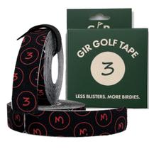 Fita de golfe GIR Golf Tape, pacote com 2 unidades, impermeável e flexível Fita de golfe GIR Golf Tape, pacote com 2 unidades, impermeável e flexível