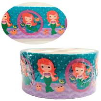 Fita de Gorgurão 40mm A Pequena Sereia 3 - Alpet Fita de Gorgurão 40mm A Pequena Sereia 3 - Alpet