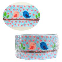 Fita de Gorgurão 40mm Pássaros - Alpet Fita de Gorgurão 40mm Pássaros - Alpet