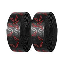 Fita De Guidão De Bicicleta Antiderrapante Em PU Com Amortecimento De Choque E Tampas De Extremidade