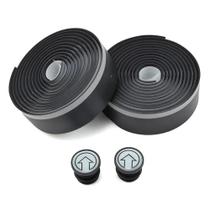 Fita de Guidão Reflective Control Microfibra Preta com Refletivo 200x30mm Fita de Guidão Reflective Control Microfibra Preta com Refletivo 200x30mm
