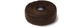 Fita de guidão Specialized S-Wrap Anza em couro marrom escuro Fita de guidão Specialized S-Wrap Anza em couro marrom escuro