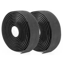 Fita De Guidão Speed 180x3cm Preto Par Macia com Plug Fita De Guidão Speed 180x3cm Preto Par Macia com Plug