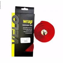 Fita De Guidão Velo EVA Com Gel Vermelha Vlt-001SG