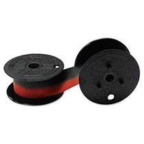 Fita de impressão Victor 7010 para calculadora Pacote com 5 unidades preto/vermelho
