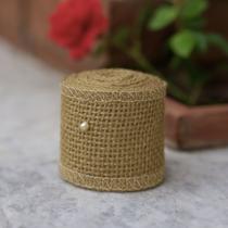 Fita de Juta 5cm x 2m para Artesanato, Decoração, Laços, Embalagens, Presentes, Lembrancinhas, Arranjos Florais e Projetos DIY Natural e Resistente