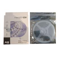 Fita de LED 10W 12V 4000K Luz Branca Neutra Pix 120 LEDs/m 5 Metros Alta Luminosidade Com IP20 Sanca Móveis Dimerizavel Fita de LED 10W 12V 4000K Luz Branca Neutra Pix 120 LEDs/m 5 Metros Alta Luminosidade Com IP20 Sanca Móveis Dimerizavel