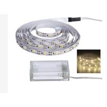 Fita De Led 2m 120 LEDs pilha corda varal cordão mangueira pilha autocolante - INTERPONTE