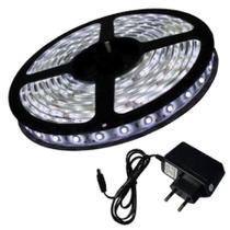 Fita de led 3528 5m com fonte prova da chuva