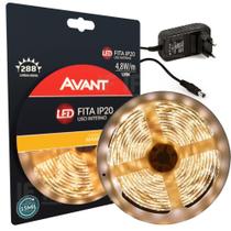 Fita De Led 5 Metros 8w 3000k Amarelo Quente - Avant Fita De Led 5 Metros 8w 3000k Amarelo Quente - Avant