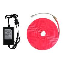 Fita de Led 5m Neon Alto Brilho Flexível 12v + Fonte Bivolt Fita de Led 5m Neon Alto Brilho Flexível 12v + Fonte Bivolt