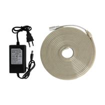 Fita de Led 5m Neon Alto Brilho Flexível 12v + Fonte Bivolt Fita de Led 5m Neon Alto Brilho Flexível 12v + Fonte Bivolt