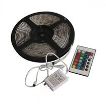 Fita De Led 5M Rgb 12V 5050 + Controle