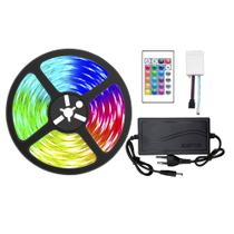 Fita de Led 5m RGB 5050 c/ Controle - Bommax