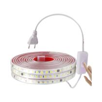 Fita De LED À Prova d'Água 2835 Com Interruptor Dimmer 220V, Lâmpada Flexível Para Iluminação