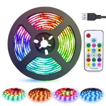 Fita de LED abtong 2 m alimentada por USB RGB à prova d'água Fita de LED abtong 2 m alimentada por USB RGB à prova d'água