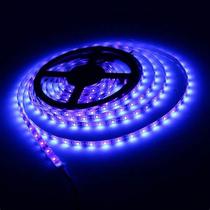 Fita De Led Azul Com Silicone 300 Leds Smd 5050 12v Rolo De 5 Metros AZUL Fita De Led Azul Com Silicone 300 Leds Smd 5050 12v Rolo De 5 Metros AZUL