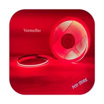 Fita De Led Cob 12v 5m Ip20 320 Led/m 14w/m Vermelho Fita De Led Cob 12v 5m Ip20 320 Led/m 14w/m Vermelho