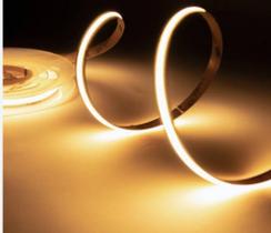Fita De Led Cob 5mts 480 Leds/m 12v Ip20 Luz 3000k