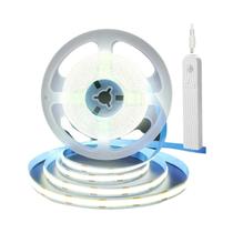 Fita De LED COB Flexível 5V 320 LEDs/m Com Sensor De Movimento PIR Autoadesiva Alimentada Por