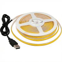 Fita de LED COB USB 3 mm Ultrafina 1,8 m Branco Natural Fita de LED COB USB 3 mm Ultrafina 1,8 m Branco Natural