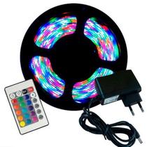 Fita de Led Digital 5050 Rgb Várias cores 133 Efeitos Prova D' Água C/ Fonte Fita de Led Digital 5050 Rgb Várias cores 133 Efeitos Prova D' Água C/ Fonte