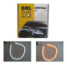 Fita De Led Dual Color Drl 30cm Farol Dianteiro