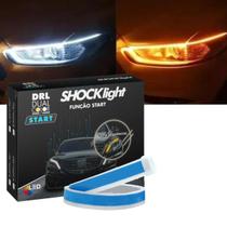 Fita De Led Dual Color Drl Shocklight Farol Dianteiro 75cm Fita De Led Dual Color Drl Shocklight Farol Dianteiro 75cm