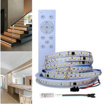 Fita De Led Efeito Sequencial De Correr 10M 3528 IP20 De 24V Com Controle Remoto E Controlador De Efeitos De Iluminação Fita De Led Efeito Sequencial De Correr 10M 3528 IP20 De 24V Com Controle Remoto E Controlador De Efeitos De Iluminação