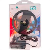 Fita De Led Gaya 2835 - Ip20 3000K - 4,8W. 150 Lumens Por Metro 12V. 5M Com Driver - 9301