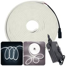 Fita De Led Luminoso Letreiro Fachada Comércio Flexível Branco Frio FITANEONBFFON