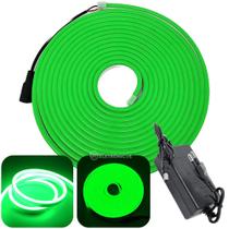 Fita De Led Luminoso Letreiro Fachada Comércio Flexível Verde FITANEONVDFON Fita De Led Luminoso Letreiro Fachada Comércio Flexível Verde FITANEONVDFON