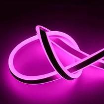 Fita de LED Mangueira Neon Silicone 100% Flexível 5m Rosa OEM Fita de LED Mangueira Neon Silicone 100% Flexível 5m Rosa OEM