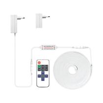 Fita De LED Neon 12V Flexível E À Prova d'Água Com Controle Remoto RF 2835 SMD 120 LEDs/M Para