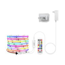 Fita De LED Neon RGB 12V Tuya Smart WIFI Endereçável WS2811 IC Flexível Para Controle Por Alexa E