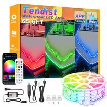 Fita de LED para barco Tendist 20 m à prova d'água RGB 12 V Fita de LED para barco Tendist 20 m à prova d'água RGB 12 V