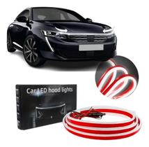 Fita de Led para Capô de Carro - 150cm - Branca - 12V