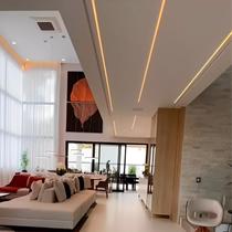 Fita de Led Perfil de 1 Metro de Embutir 28x33mm Completo 20w/m 3000k com Fonte 24w Fita de Led Perfil de 1 Metro de Embutir 28x33mm Completo 20w/m 3000k com Fonte 24w