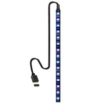 Fita de Led RGB 4pin 12v Sync Aura 500mm para Gabinete Gamer