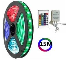 Fita De Led Rgb 5050 15 Metros Para Decoração s/ fonte