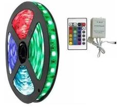 Fita De Led Rgb 5050 5 Metros Para Decoração s/ fonte Fita De Led Rgb 5050 5 Metros Para Decoração s/ fonte