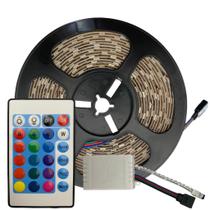 Fita De Led RGB Colorida Com Controle Uso interno/externo Fita De Led RGB Colorida Com Controle Uso interno/externo