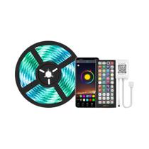 Fita De LED RGB Com Sincronização Musical, Mudança De Cor, Plugue EU, Controle Por Aplicativo, Fita De LED RGB Com Sincronização Musical, Mudança De Cor, Plugue EU, Controle Por Aplicativo,