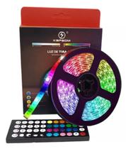 Fita De Led Rgb Kapbom 3 Metros Com Microfone