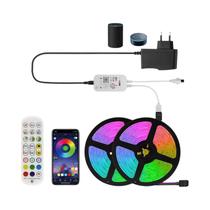 Fita de LED RGB Wi-Fi Smart - Controle por Voz Alexa e Tuya - 5m e 20m - Decoração de Quarto