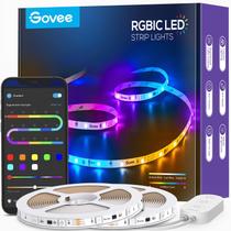 Fita de LED RGBIC Govee 20m - Controle via App e Bluetooth - Sincroniza com Música Fita de LED RGBIC Govee 20m - Controle via App e Bluetooth - Sincroniza com Música